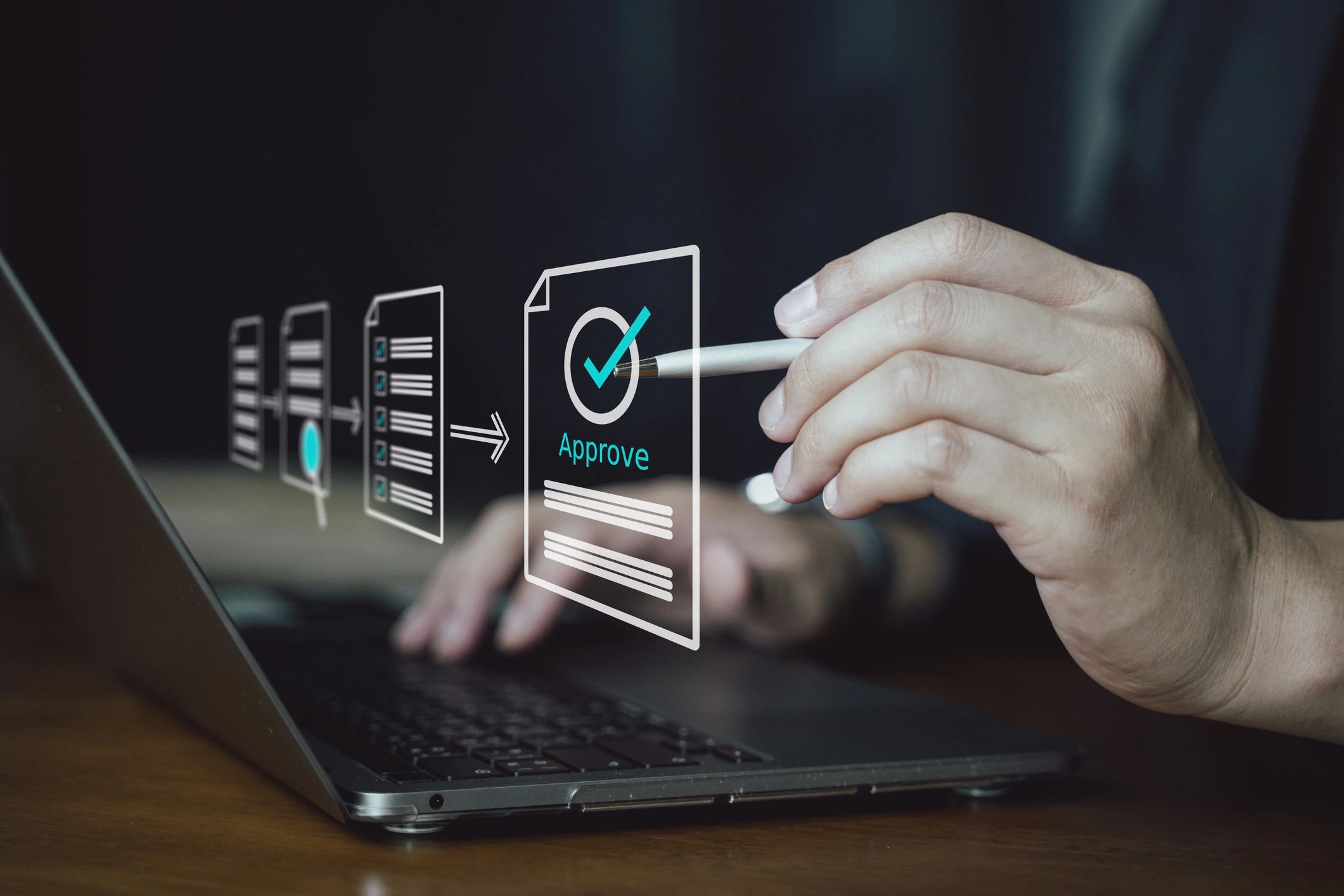 contract approval workflow digital document evidence