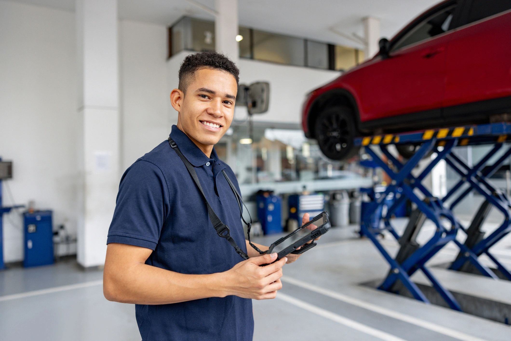 auto warranty documents service records minimal modern