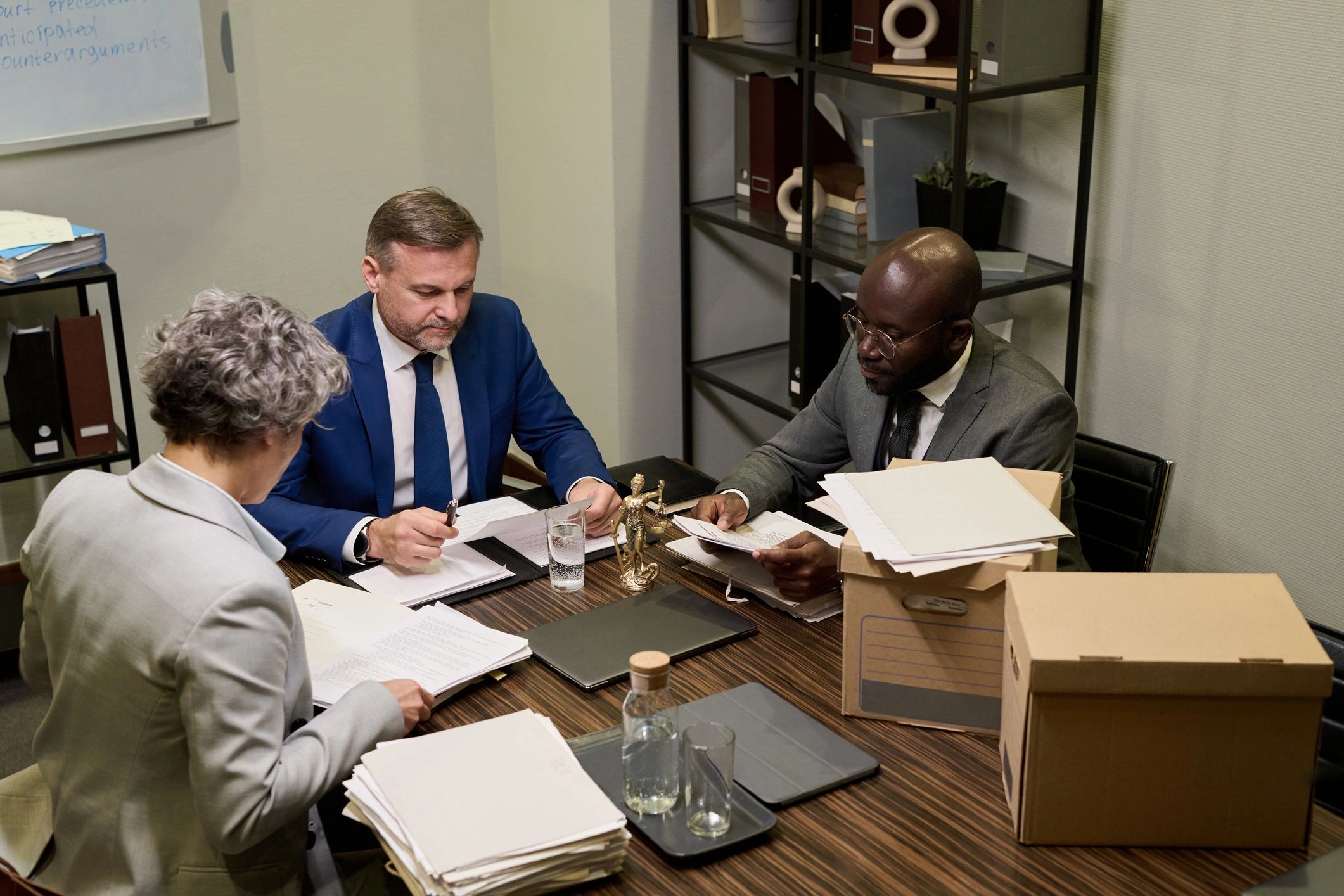 legal team working fast