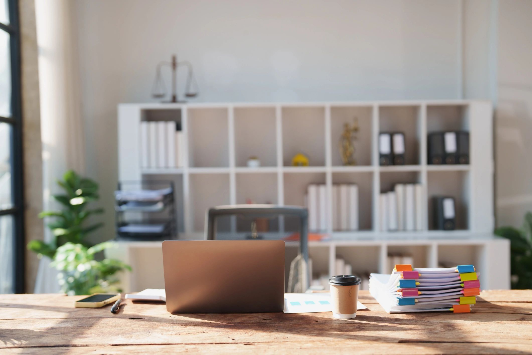 legal document organization modern office