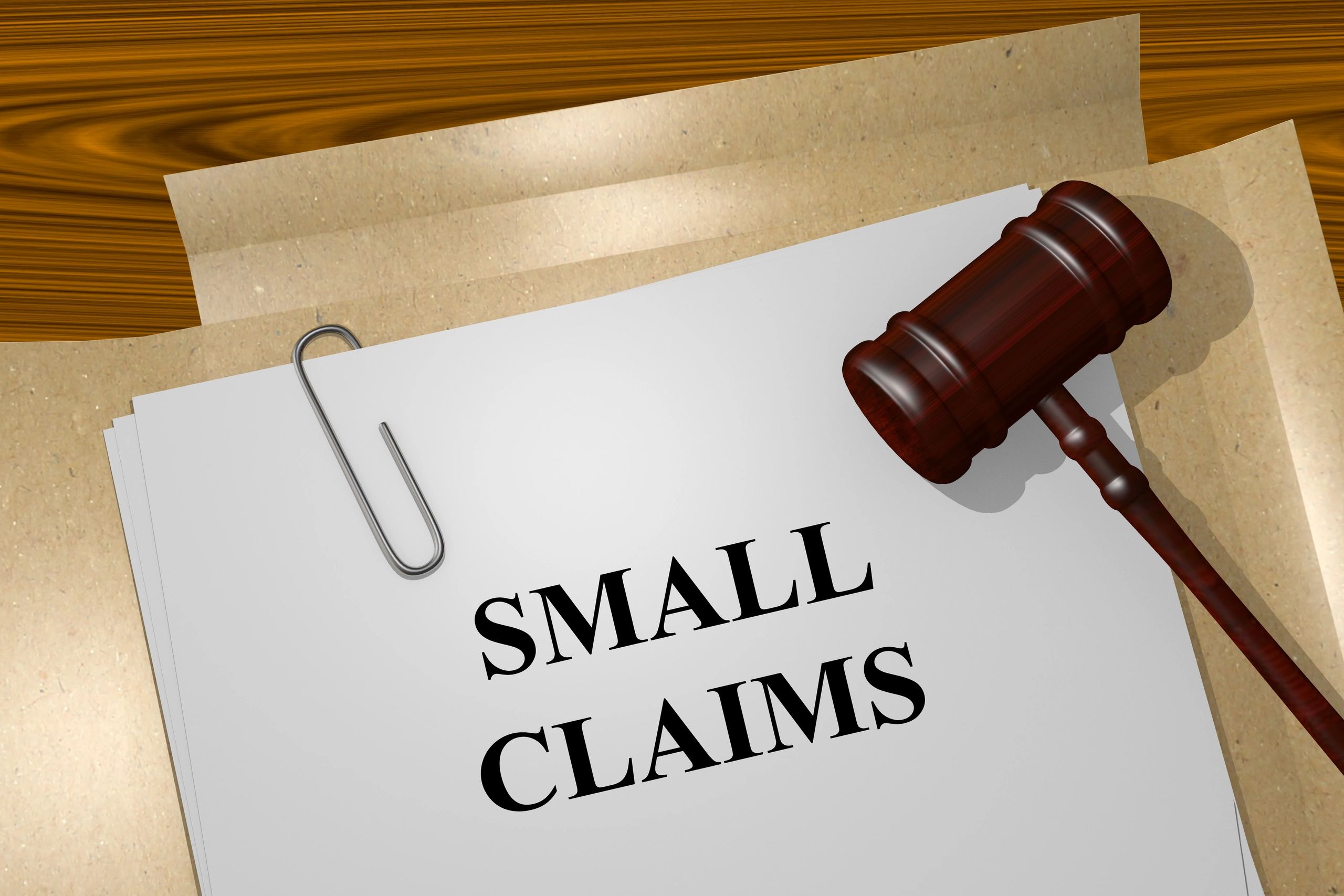 legal paperwork evidence small claims court